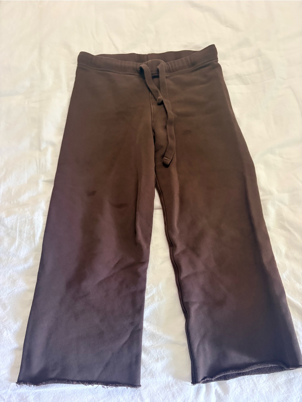 Frank & Eileen Brown Cotton Knit Pants